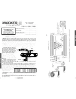 Предварительный просмотр 2 страницы Kicker KICKER ZX Series ZX1000.1 Owner'S Manual