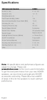 Preview for 4 page of Kicker KM604 Owner'S Manual