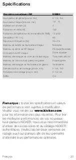 Preview for 20 page of Kicker KM604 Owner'S Manual