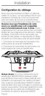 Preview for 21 page of Kicker KM604 Owner'S Manual