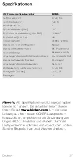 Preview for 27 page of Kicker KM604 Owner'S Manual