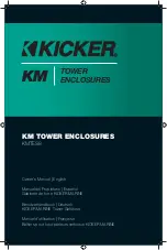 Kicker KMTES8 Owner'S Manual preview