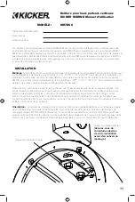 Preview for 11 page of Kicker KMTES8 Owner'S Manual