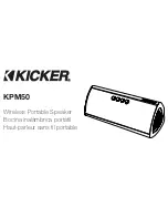 Kicker KPM50 Manual preview