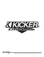 Предварительный просмотр 24 страницы Kicker KQ30 Technical Manual