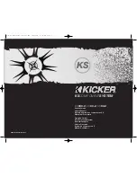 Preview for 1 page of Kicker KS50.2 Owner'S Manual