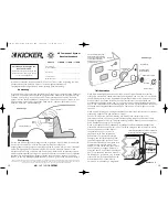 Preview for 7 page of Kicker KS50.2 Owner'S Manual