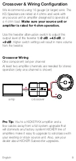 Preview for 8 page of Kicker KSS50 Owner'S Manual