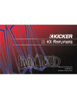 Предварительный просмотр 1 страницы Kicker KX.4 Series Owner'S Manual