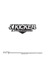 Preview for 20 page of Kicker KX100.2 Technical Manual