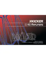 Kicker KX350.2 Owner'S Manual предпросмотр