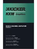 Kicker KXM400.2 Owner'S Manual preview