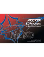 Kicker Livin Loud SX1250.1 Owner'S Manual preview