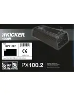 Preview for 11 page of Kicker PX100.2 Owner'S Manual