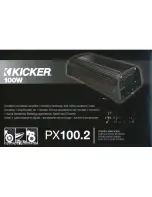 Preview for 12 page of Kicker PX100.2 Owner'S Manual