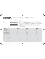 Preview for 11 page of Kicker Q-CLASS CWQ10 Owner'S Manual