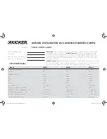 Preview for 15 page of Kicker Q-CLASS CWQ10 Owner'S Manual