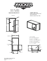 Preview for 21 page of Kicker Solo-Baric L5 Technical Manual