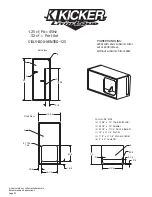 Preview for 22 page of Kicker Solo-Baric L5 Technical Manual