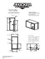 Preview for 25 page of Kicker Solo-Baric L5 Technical Manual