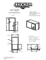 Preview for 23 page of Kicker Solo-Baric L7-Series Technical Manual