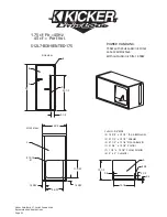 Preview for 25 page of Kicker Solo-Baric L7-Series Technical Manual