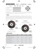 Preview for 2 page of Kicker SOLO CLASSIC S10C Owner'S Manual