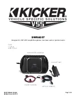 Preview for 1 page of Kicker SWRA207 Quick Start Manual