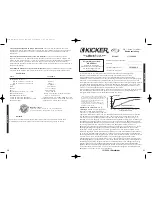 Предварительный просмотр 11 страницы Kicker Warhorse 07 WX 10000-1 Owner'S Manual