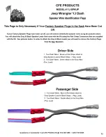 Preview for 3 page of Kicker YJ-SPKUP Installation Instructions