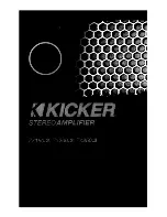 Kicker ZX150.2 User Manual preview