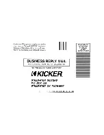 Предварительный просмотр 10 страницы Kicker ZX150.2 User Manual