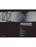 Предварительный просмотр 1 страницы Kicker ZX200.4 Installation Manual