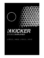 Kicker ZX350.2 Owner'S Manual предпросмотр