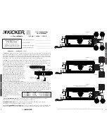 Preview for 2 page of Kicker ZX350.4 Installation Manual