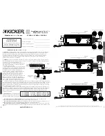 Preview for 4 page of Kicker ZX350.4 Installation Manual