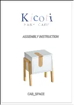 Kicoti CAB SPACE Assembly Instructions Manual preview