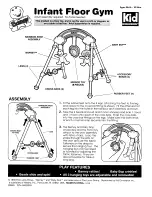 Preview for 1 page of Kid Dimension Barney Infant Floor Gym Instructions