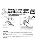 Preview for 1 page of Kid Dimension Barney's Fun Splash Sprinkler Instructions