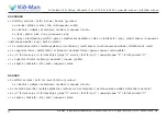 Preview for 4 page of Kid-Man 01-5000KD User Manual