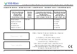 Preview for 8 page of Kid-Man HL-6000 User Manual