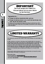 Preview for 2 page of KID MOTORZ Speed Adventurer UTV 1276 Owner'S Manual