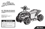 KID Trax Marvel Spider-Man KT1283TR Manual preview