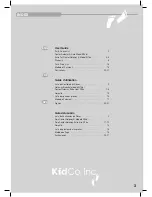 Preview for 3 page of Kidco Center Gateway G15d User Manual