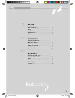 Preview for 3 page of Kidco Elongate G60c User Manual