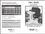 Предварительный просмотр 1 страницы Kidco F810 User Manual