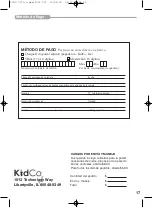 Предварительный просмотр 19 страницы Kidco G70d-c User Manual