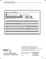 Preview for 17 page of Kidco Premier Gateway G150 User Manual