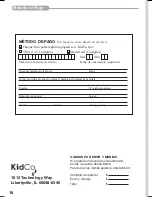 Preview for 18 page of Kidco Premier Gateway G150 User Manual