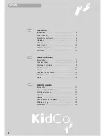 Предварительный просмотр 2 страницы Kidco The Metro Gateway G170 User Manual